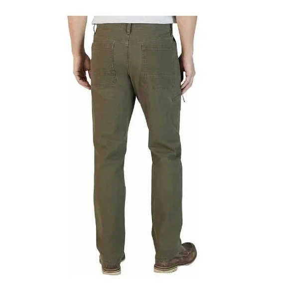 NWT Weatherproof Men's Flex Utility Pants Olive Green Size 34x30 $45 DD240 - Picture 2 of 3